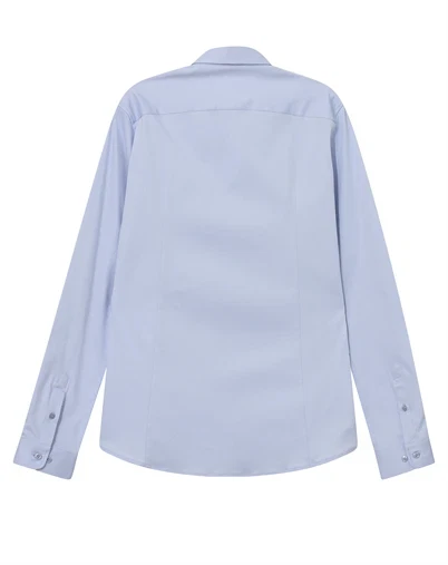 Mos Mosh Gallery - MMGMarco Jersey Skjorte - Light Blue
